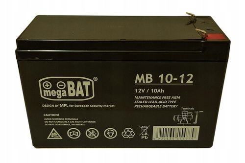 Akumulator AGM BEZOBSŁUGOWY 12V 10Ah (wymiar 7,2Ah/9Ah) ALARM UPS na Arena.pl
