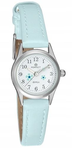 Delikatny ZEGAREK PERFECT dla dziewczynki kwiatuszki girls KOLOROWE PASKI na Arena.pl