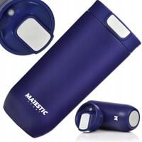 KUBEK TERMICZNY TERMOS Z BLOKADĄ BIDON STALOWY NA KAWĘ MAJESTIC SPORT