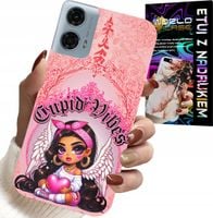 ETUI DO MOTOROLA MOTO G35 - CUPID VIBES Z UROCZĄ ANIOŁKIEM PLECKI