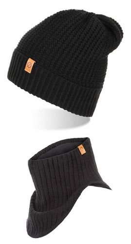 ZESTAW męski Brødrene 103114 czarny na Arena.pl