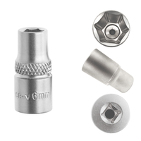 NASADKA SZEŚCIOKĄTNA 4 MM 50 MM 1/4" ZE STALI CHROMOWO-WANADOWEJ