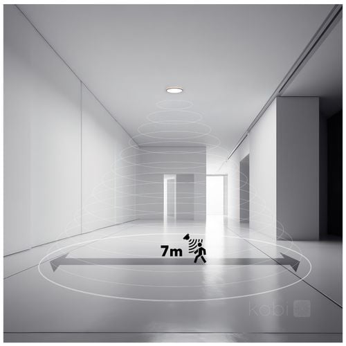 plafon led nivera circle 12w 3cct lx ip54 biały kobi na Arena.pl