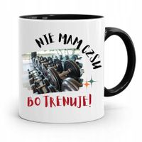 Dla Trenera Trenerki Kubek Czarny Nie Mam Czasu Z Nadrukiem Ze Zdjęciem