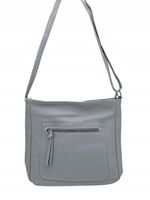 Herisson - torebka worek zamek skóra ekologiczna szary 1052L2087