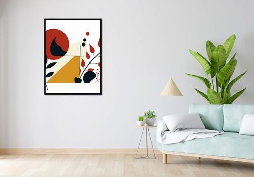 Plakat 75x100cm Ogień i Flora na Arena.pl