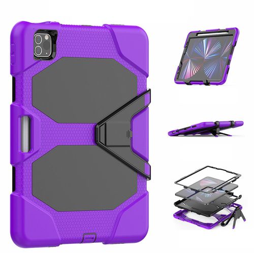 Etui do iPad Pro 11” i Air4/5 z Podstawką Miejscem na Rysik Fioletowe na Arena.pl