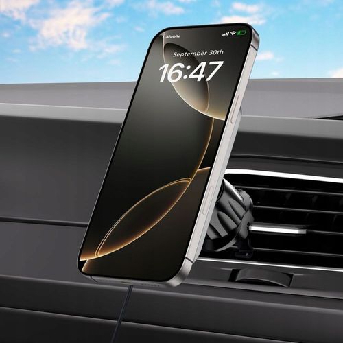 UCHWYT SAMOCHODOWY ŁADOWARKA INDUKCYJNA DO MAGSAFE DO IPHONE 12 13 14 15 16 na Arena.pl