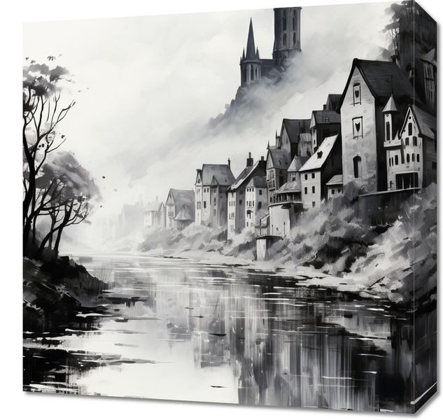 Obraz 50x50cm Mglisty Refleks zdjęcie 1