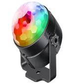 Projektor dyskotekowy 7 programów kula disco reflektor led rgb