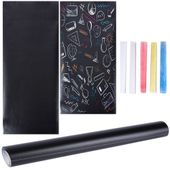 Tablica Kredowa Samoprzylepna Przyklejana na Ścianę Duża 45x200 cm + Kreda
