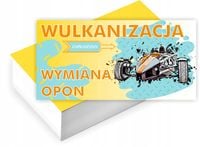 Wizytówki firmowe reklamowe 200szt dużo wzorów WYMIANA OPON wulkanizacja