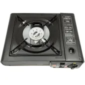 Kuchenka turystyczna gazowa 2w1 dwufunkcyjna z reduktorem na butlę walizka