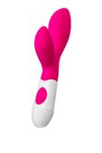 A-Toys, Vibrator Lilu With Clitoral Stimulator, Silicone, Pink, 20 Cm, 10