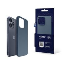 apple iphone 15 pro max - 3mk hardy silicone magcase royal blue