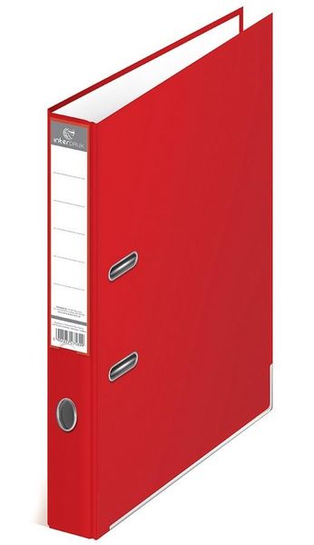 SEGREGATOR A4 50 CZERWONY INTERDRUK 5902277275875 zdjęcie 1