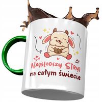 Kubek Zielony Dla Stryja Na Urodziny Na Prezent Z Nadrukiem Ze Zdjęciem