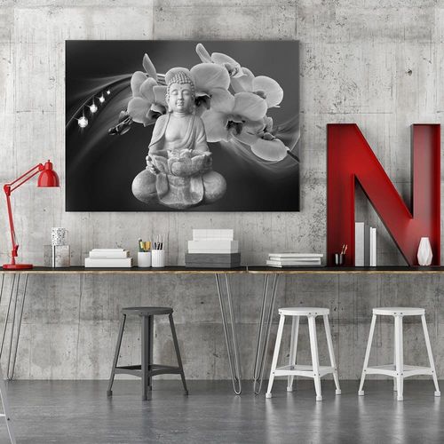 Deco Panel, Budda z orchideami 60x40 na Arena.pl