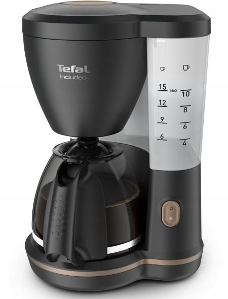 EKSPRES DO KAWY PRZELEWOWY TEFAL INCLUDEO CM5338 CZARNY zdjęcie 8