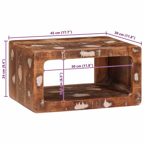 Szafki nocne 45 x 30 x 24 cm lite drewno z odzysku na Arena.pl