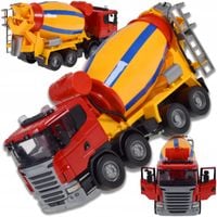 AUTO SAMOCHÓD DUŻA BETONIARKA NAPĘD RUCHOME ELEMENTY KLAPA DRZWI DLA DZIECI