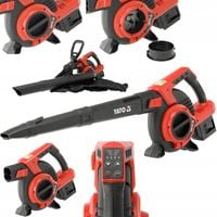 Yato Akumulatorowa Dmuchawa Odkurzacz Do Liści z Rozdrabniaczem 36V (2x18V)