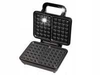 Gofrownica Lafe LAFGOF45793 1000 W czarny GFH001 INOX