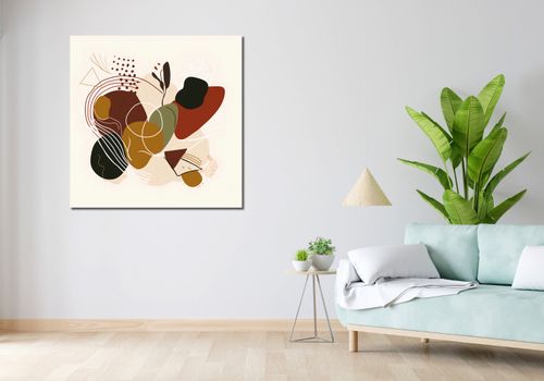 Obraz 100x100cm Organiczna Erupcja na Arena.pl