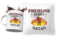 Zestaw Dla Natana Poduszka + Kubek Na Prezent Z Nadrukiem Ze Zdjęciem