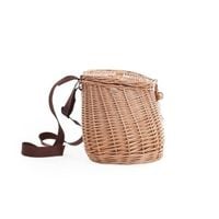 Wiklinowy Kosz Piknikowy kosz rybacki 35x17 H19 cm