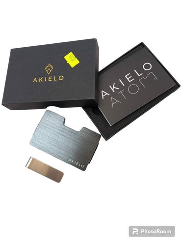 Atom Portfel Kompaktowy Uchwyt Na Karty Z Klipsem na Arena.pl