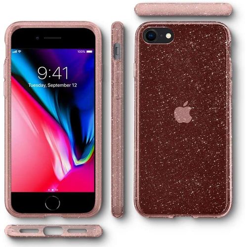 Etui Spigen Liquid Crystal Iphone 7/8 Glitter Rose Quartz na Arena.pl