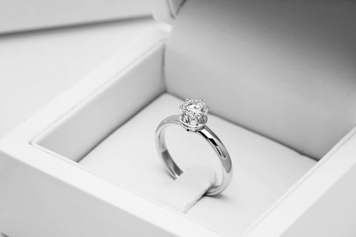 exclusive | cudowny zaręczynowy pierścionek 0,50ct w 18-karatowym złocie na Arena.pl