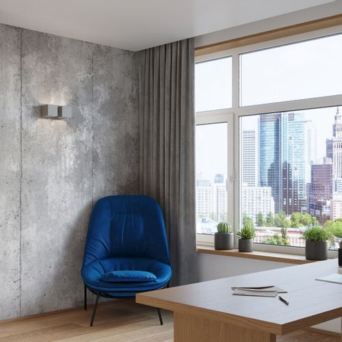 Kinkiet QUAD 2 szary na Arena.pl