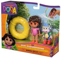 zestaw figurek dora i butek splash-splash adventure 2pak 9cm