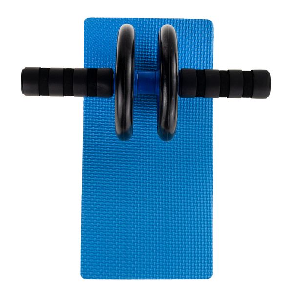 WAŁEK ROLLER DO ĆWICZEŃ KÓŁKO PODWÓJNE + MATA zdjęcie 4