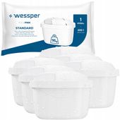 Filtr do wody Wessper aquamax STANDARD do dzbanka Brita Aquaphor - 6 sztuk