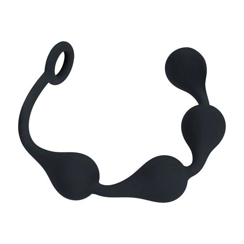 waterdrop silicone anal balls -m - 30mm - black na Arena.pl