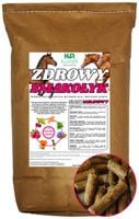 ZDROWY SMAKOŁYK dla KONI smaczki cukierki 10kg smak MALINA pasza WITAMINY