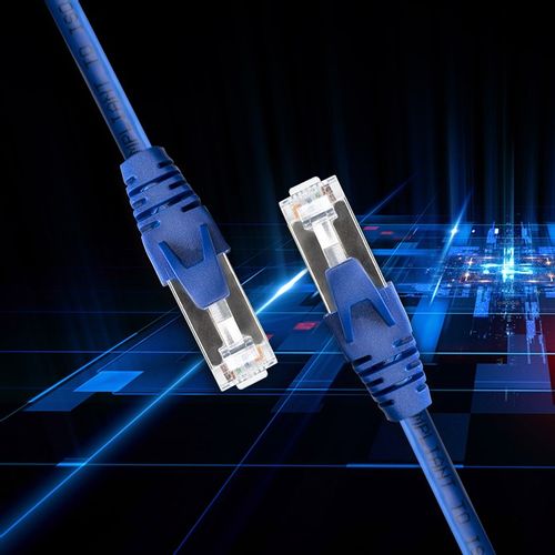 Qoltec Kabel Patchcord FTP CAT6 2x RJ-45 1m High speed Gold Ekranowany na Arena.pl
