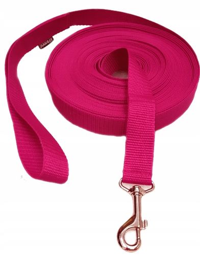 Smycz TRENINGOWA 10m/2,5cm - obroża M na Arena.pl