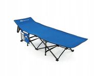 Składane łóżko kempingowe wędkarskie polowe karpiowe COSTWAY NP10890BL