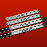 Listwa progowa NISSAN PATHFINDER MK3 R51 Stal nierdzewna 304 połysk 4szt