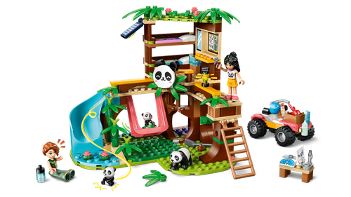 LEGO Friends Opieka nad pandami w rezerwacie 42648 - domek na drzewie na Arena.pl