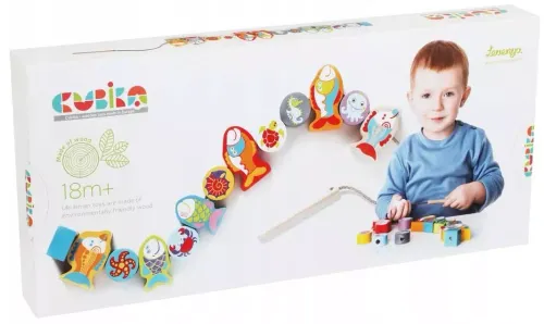 Klocki do nawlekania, rybki na Arena.pl