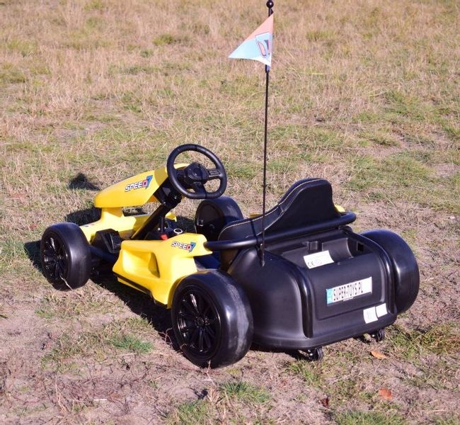 SZYBKI GOKART SPEED 7 NA AKUMULATOR 12 V, HAMULEC SUPER MOC/A035-555P zdjęcie 10