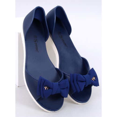 Baleriny meliski open toe Navy r.40 na Arena.pl