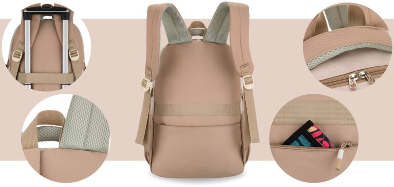 plecak ptn 8610-1341 beige zdjęcie 4