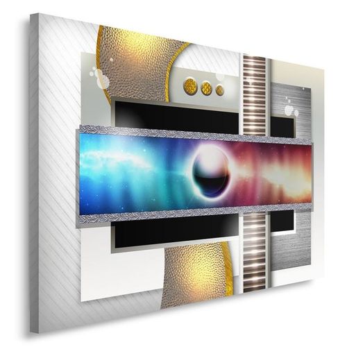Obraz na płótnie - Canvas, Abstrakcja geometryczna 2 80x60 na Arena.pl
