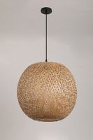 Lampa Wisząca styl Boho BITAVIA M ABAŻUR 50cm Bambusowy Naturalna do salonu